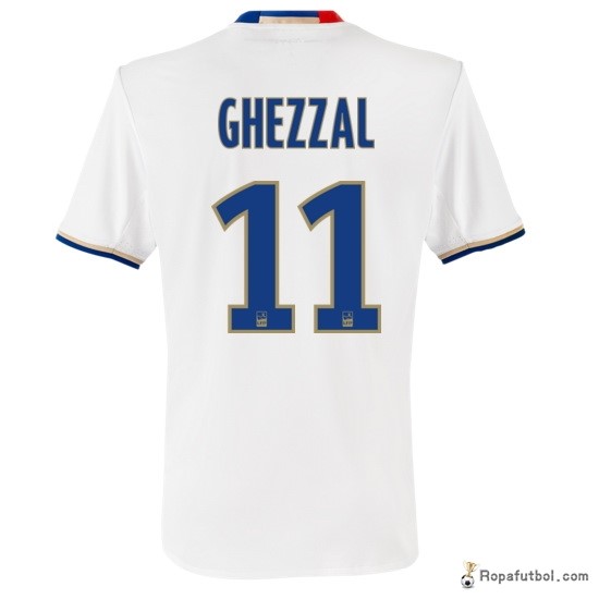 Camiseta Lyon Replica Primera Ropa Ghezzal 2016/17 Blanco